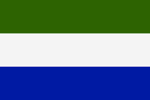 シエラレオネの国旗が の看板に見える 旅１０日目 アフリカ起業人ブログ